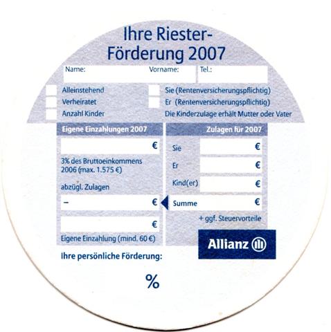 münchen m-by allianz 1a (rund215-riester-blau)